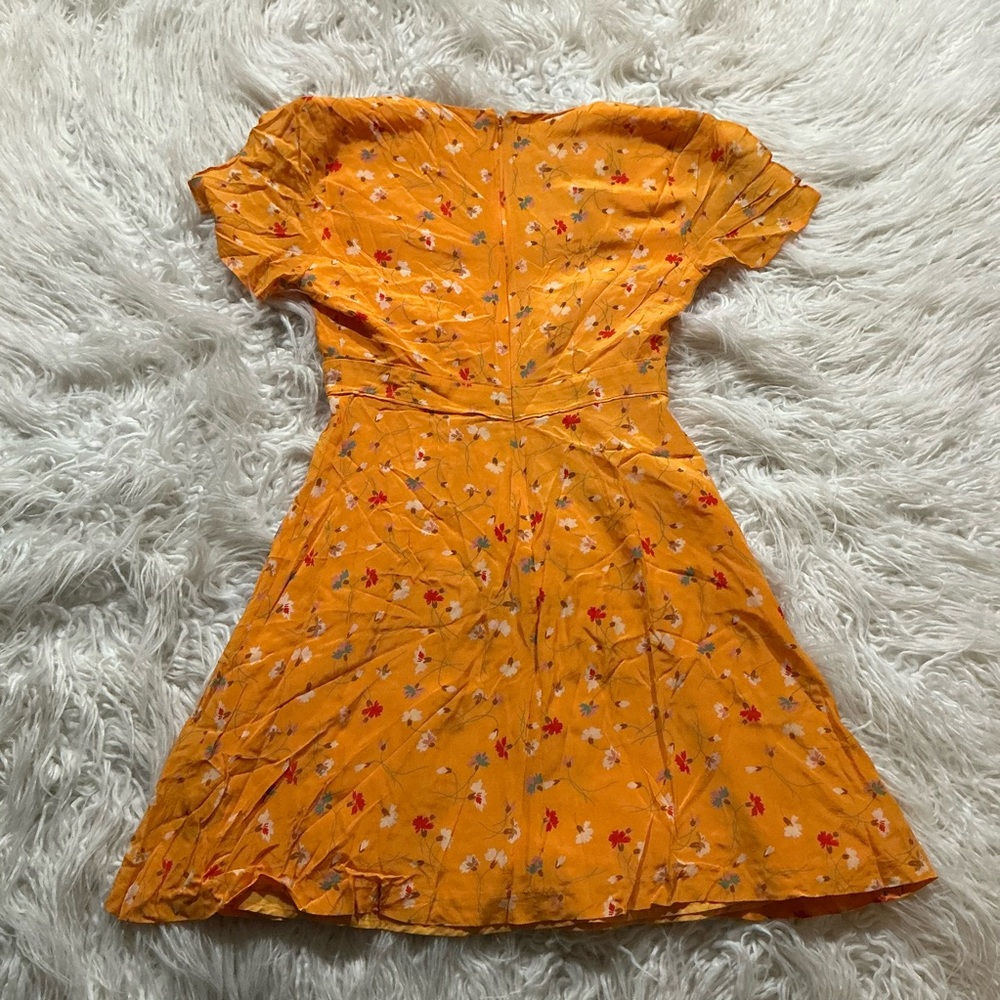 MADEWELL silk belladonna dress in painted‎ carnations - Picture 5 of 5
